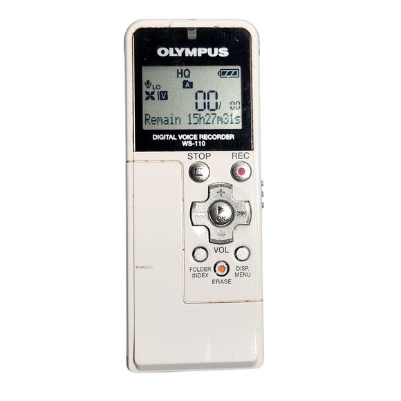 Olympus Tested WS-110 Digital Voice Recorder W/ USB Capabilities 256MB Pre-owned - Picture 1 of 8